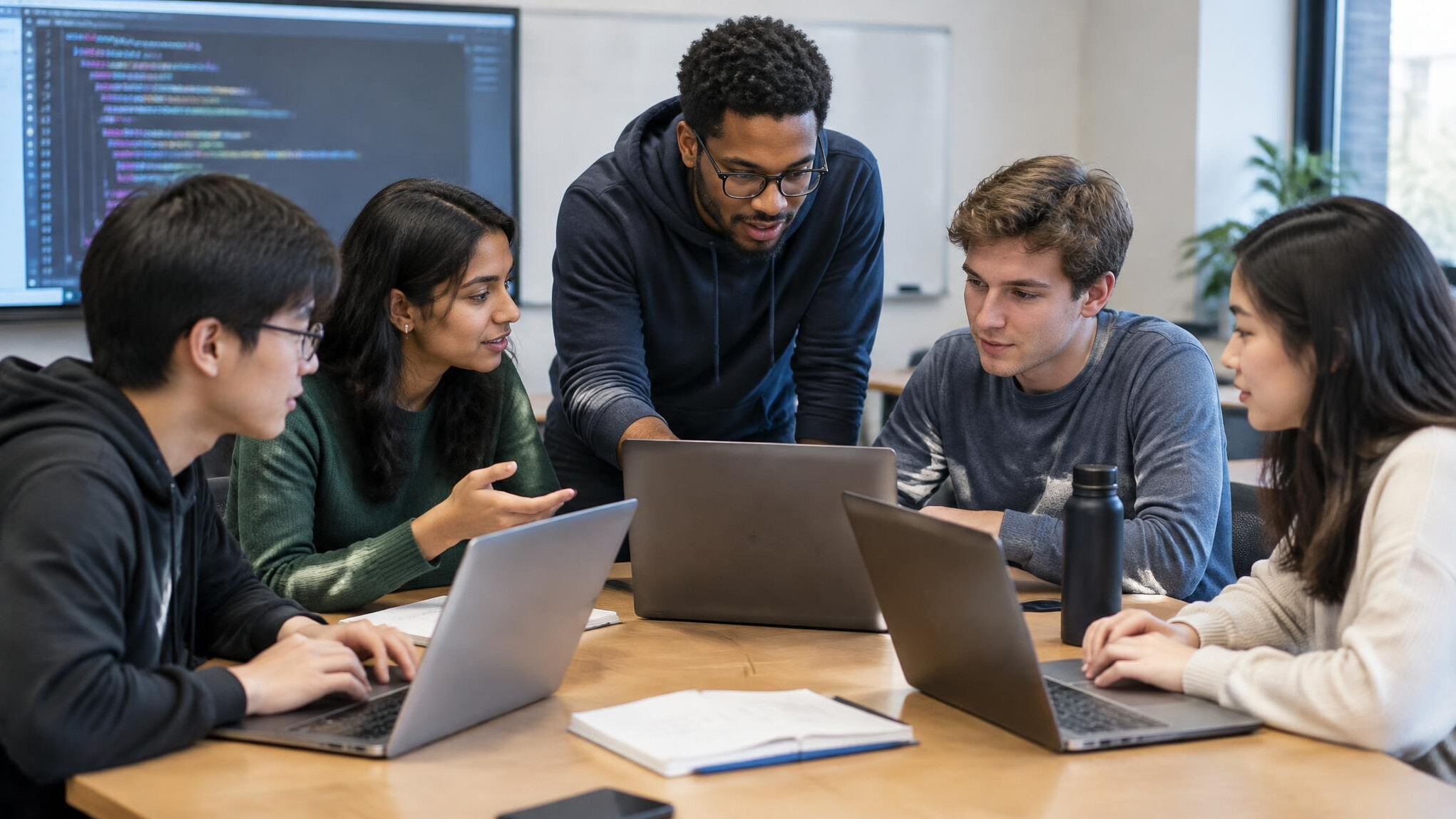 group discussion in tech class